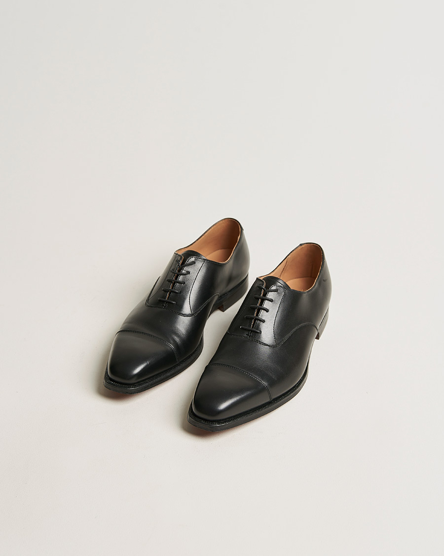 Men | Shoes | Crockett & Jones | Hallam Oxford Black Calf
