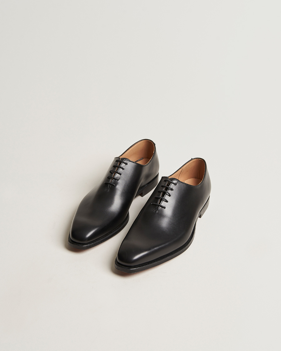 Men | Shoes | Crockett & Jones | Alex Wholecut Oxford Black Calf