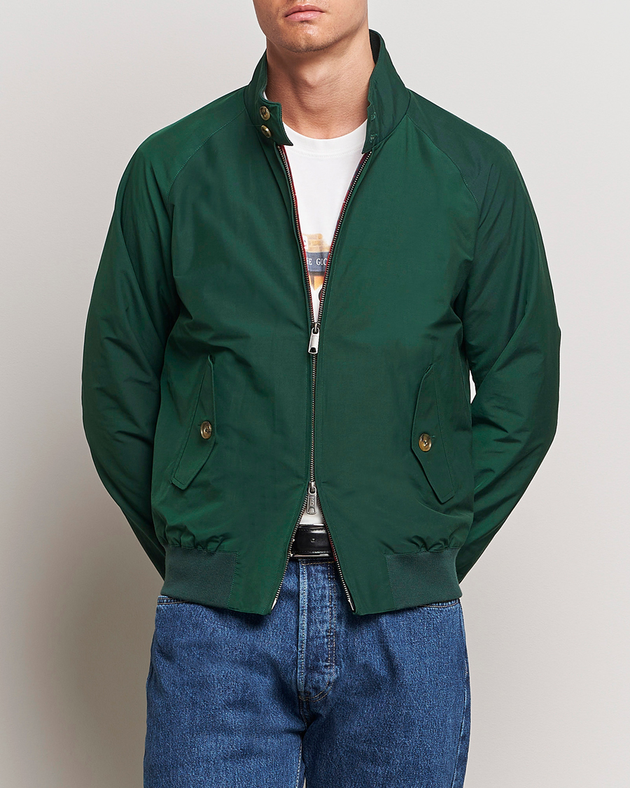 Men | Spring Jackets | Baracuta | G9 Original Harrington Jacket Racing Green