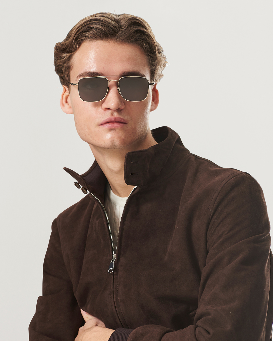Men | Accessories | Brioni | BR0101S Sunglasses Gold/Grey