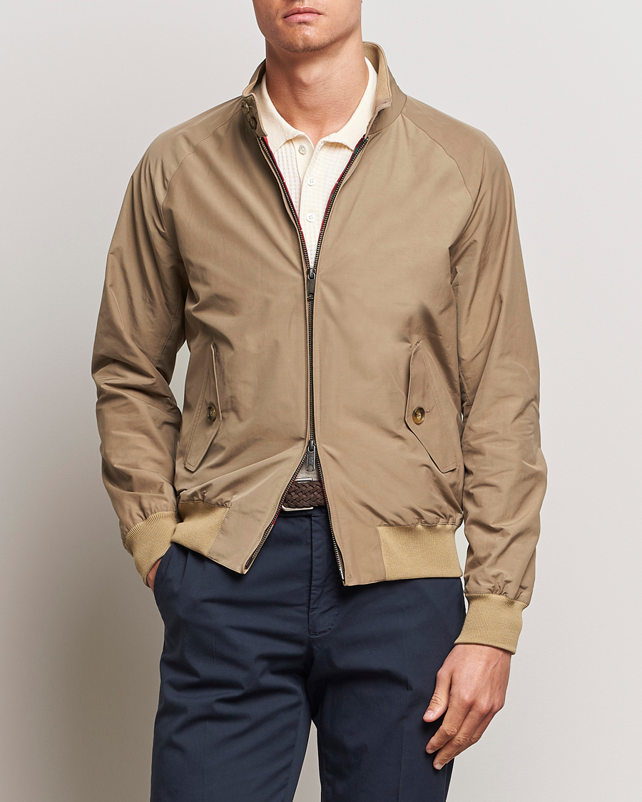 Men | Coats & Jackets | Baracuta | G9 Original Harrington Jacket Tan