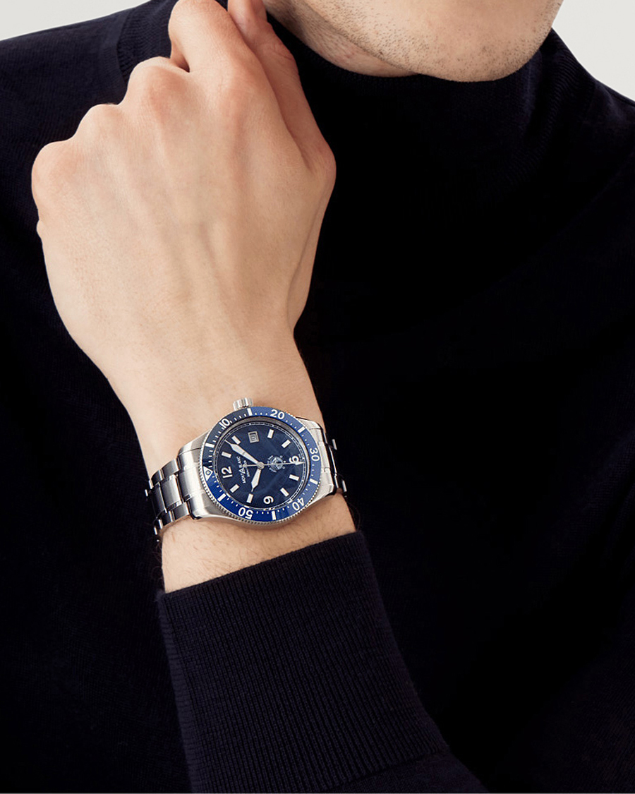 Men | Stainless steel strap | Montblanc | 1858 Iced Sea Automatic 41mm Blue