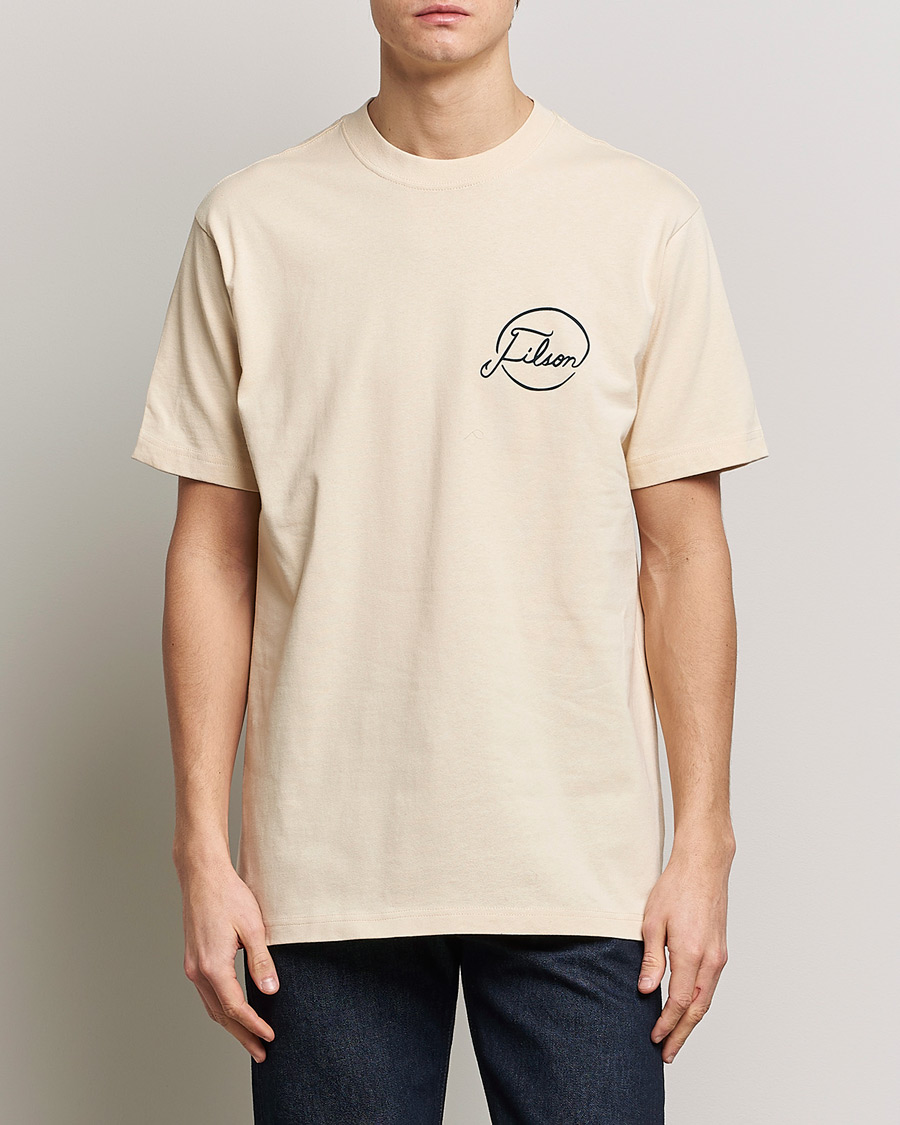 Men | T-Shirts | Filson | Pioneer Graphic T-Shirt Stone