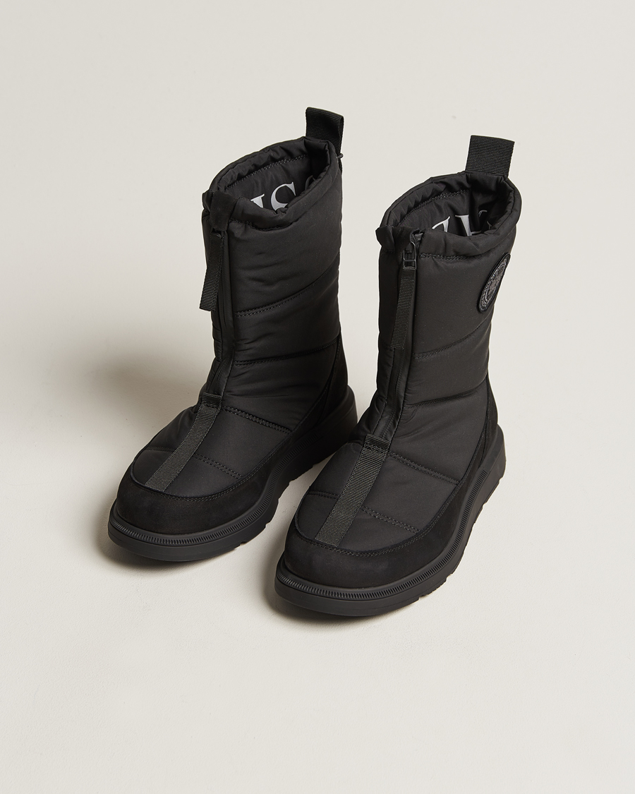 Men | Black boots | Canada Goose | Crofton Fold Down Puffer Boot Black