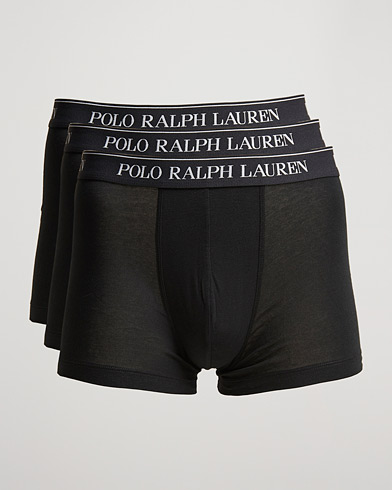 Mens Polo Ralph Lauren black Logo Boxers (Pack Of 3)