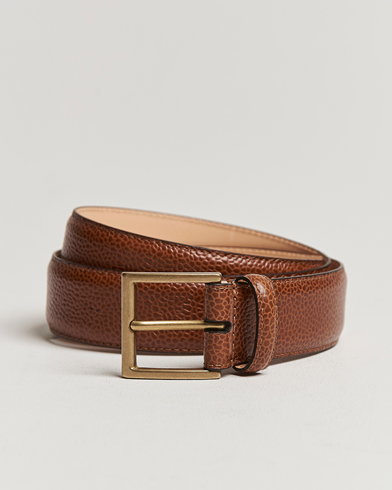 Crockett & Jones Belt 3,2 cm Dark Brown Calf at CareOfCarl.com