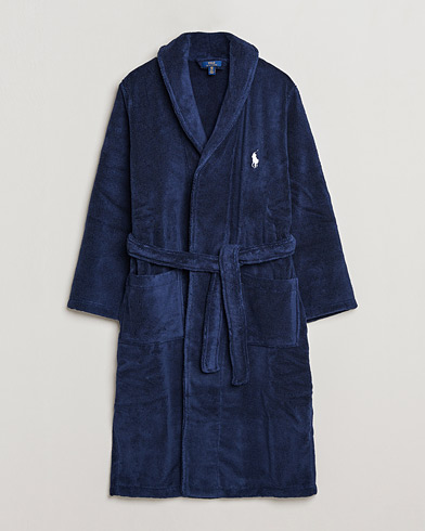 Polo Ralph Lauren Shawl Robe Navy at CareOfCarl