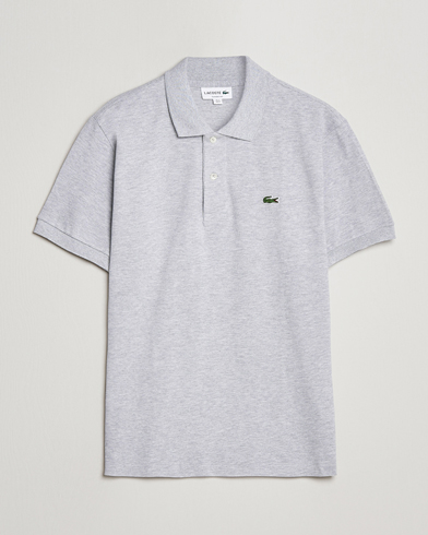 Lacoste Original Melange Polo Pik Silver Chine at CareOfCarl