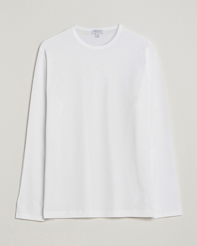 4 Moncler Hyke Long Sleeve T-Shirt White at CareOfCarl.com