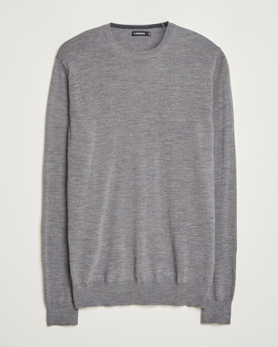 J.Lindeberg Lyle True Merino Crew Neck Pullover Grey – Grey