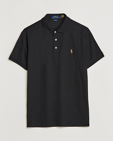 Lacoste Regular Fit Tonal Crocodile Poloshirt Black at CareOfCarl