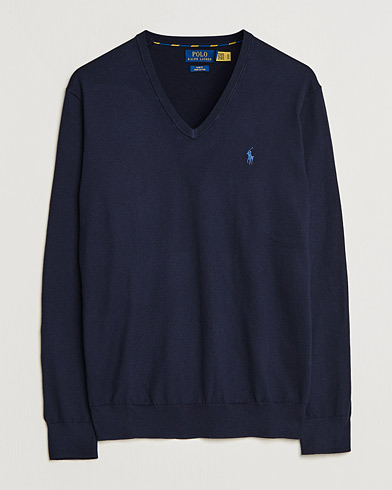 Polo v shop neck jumper