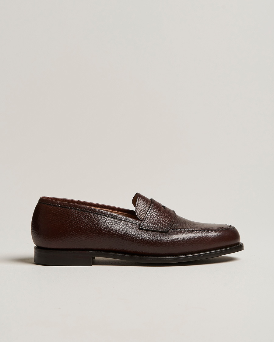 Crockett & Jones Boston City Sole Dark Brown Calf – Brown