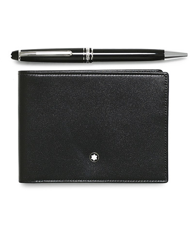 Montblanc BP 164 Meisterstück Platinum + MST Wallet 6cc at