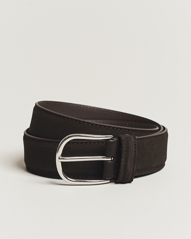 Tiger of Sweden Helmi Leather 3,5 cm Belt Black at CareOfCarl.com