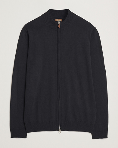 Lacoste black wool blend zip online up cardigan sweater