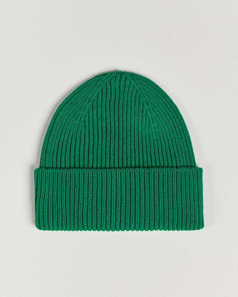 Colorful Standard Merino Wool Beanie Kelly Green – Green