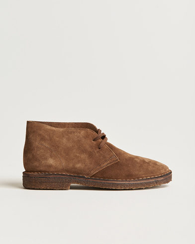Drake's Clifford Suede Desert Boots Light Brown at CareOfCarl.com