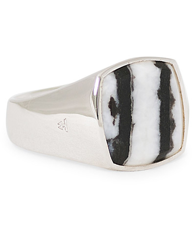 Tom Wood Cushion Zebra Ring Silver at CareOfCarl.com