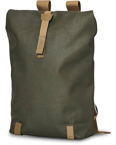 Brooks England Pickwick Cotton Canvas 26L Backpack Sage Green at