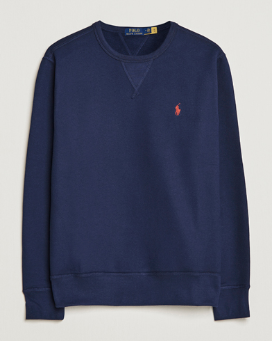 Lyle Scott Organic Cotton Crew Neck Navy at CareOfCarl