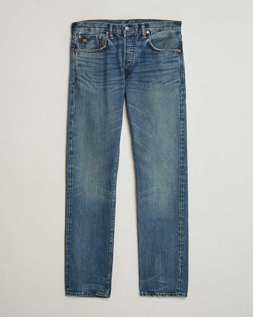 RRL Slim Fit Selvedge Denim Hillsview Wash – Blue