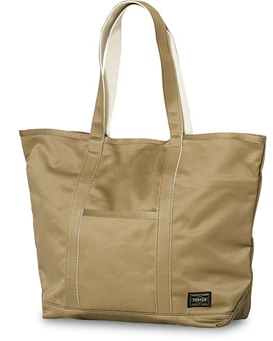 Porter-Yoshida & Co. Weapon Canvas Tote Bag Beige at CareOfCarl.com