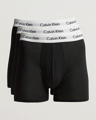Calvin Klein Cotton Stretch Low Rise Trunk 3-Pack Black/White/Grey