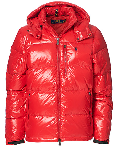 ralph lauren red down jacket