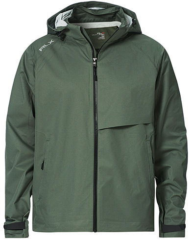 RLX Ralph Lauren Deluge Unlined Twill Jacket Fossil Green at CareOfCarl.com