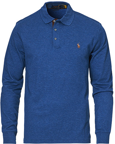 pima cotton long sleeve polo