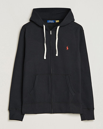 Black ralph lauren 2024 zip up hoodie