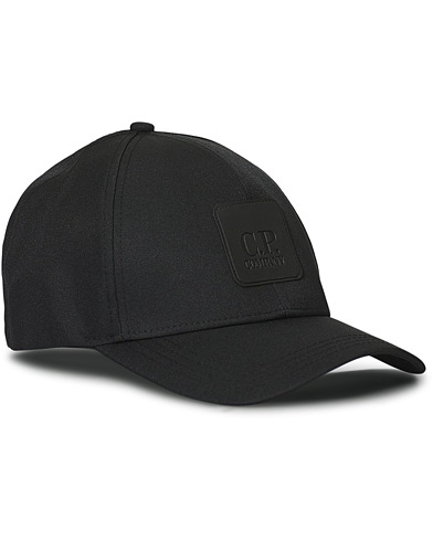 C.P. Company Metropolis Logo Baseball Cap Black at CareOfCarl.com