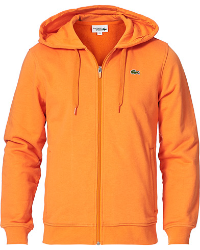 orange lacoste hoodie