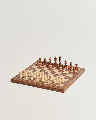 Manopoulos Walnut Chess & Backgammon at CareOfCarl.com