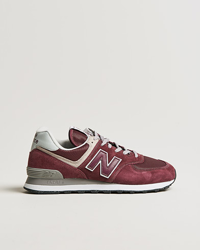 New balance 574 grey 2025 maroon