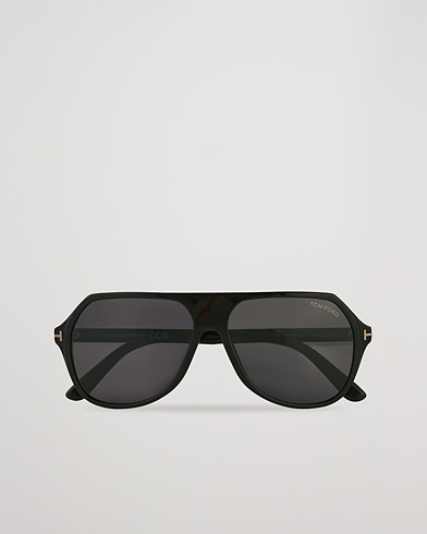 Tom Ford Hayes Sunglasses Shiny Black/Smoke at 
