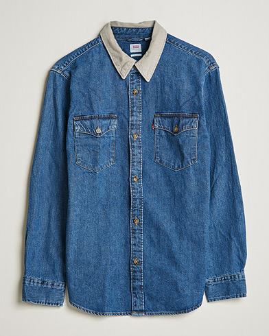 Levi's Relaxed Fit Western Shirt Blue Stone Wash at CareOfCarl.com
