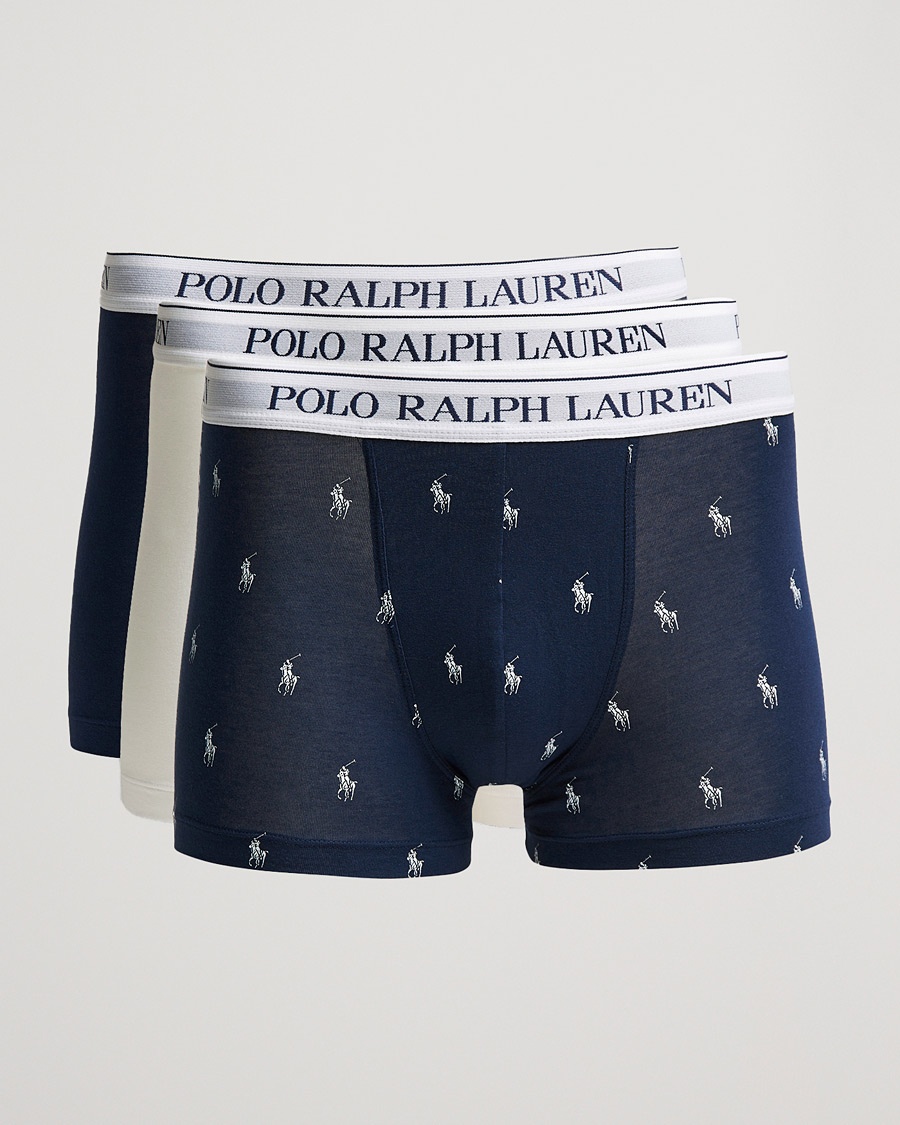 Polo Ralph Lauren 3-Pack Trunk Navy/White/Navy – Blue