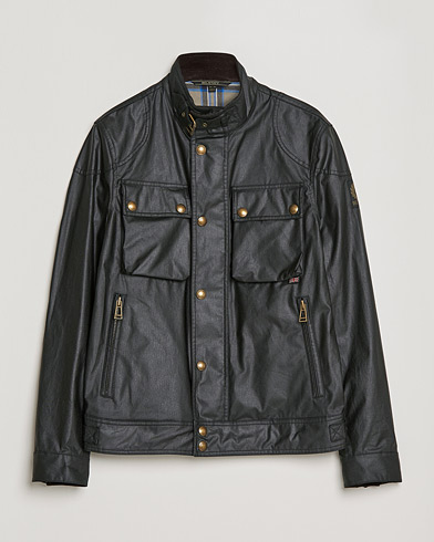 Belstaff Racemaster Waxed Jacket Black at CareOfCarl.com