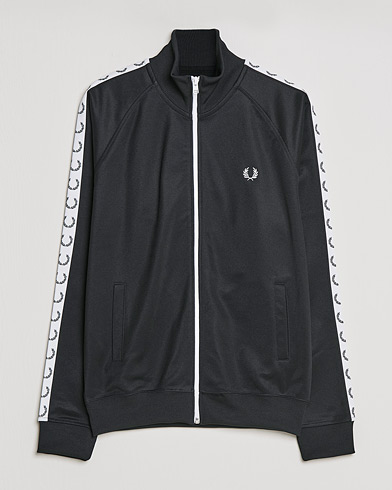 Fred Perry Taped Track Jacket Carbon blue at CareOfCarl.com