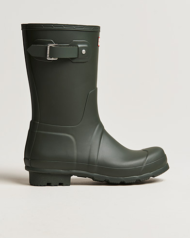 Hunter Boots Balmoral Commando Sole Boot Dark Olive at CareOfCarl.com