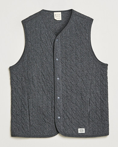 Snow Peak Natural Warm Stretch Vest Medium Grey at CareOfCarl