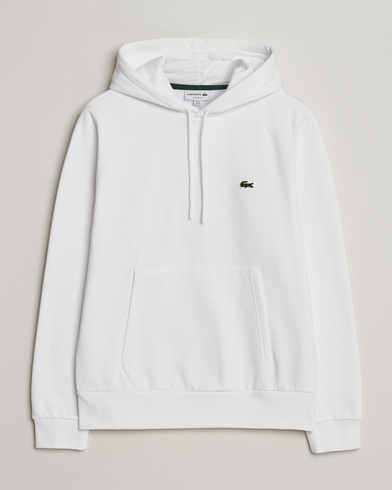 White hoodie lacoste hot sale