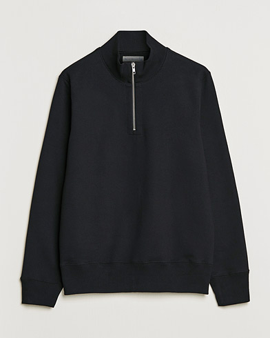 Polo Ralph Lauren Double Knit Jaquard Half Zip Sweater Black at 