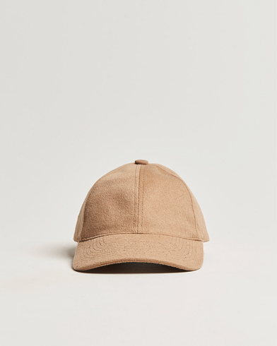 Khaki suede cheap baseball cap