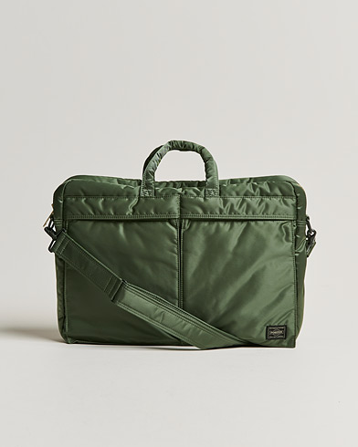 Porter-Yoshida & Co. Tanker Garment Bag Sage Green at CareOfCarl.com