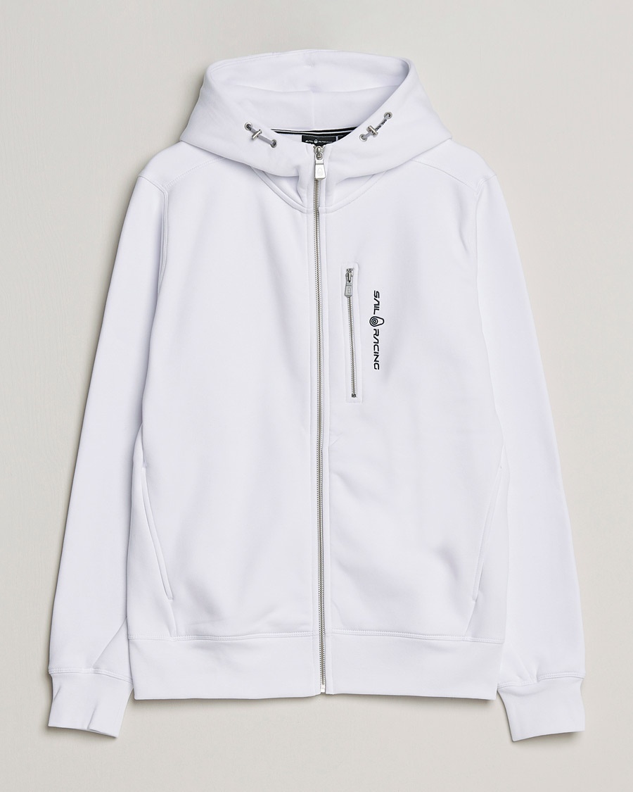 Sail Racing Bowman Full Zip Hoodie White – White