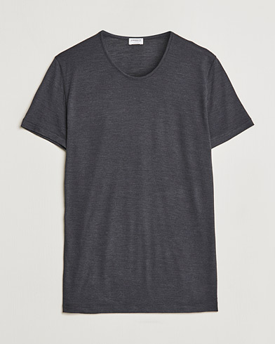 T-Shirt Cariuma MELANGE GREY WITH SMALL BLACK LOGO Melange Grey