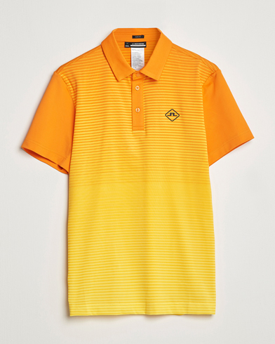 J.Lindeberg Lowell Faded Slim Fit Polo Russet Orange at